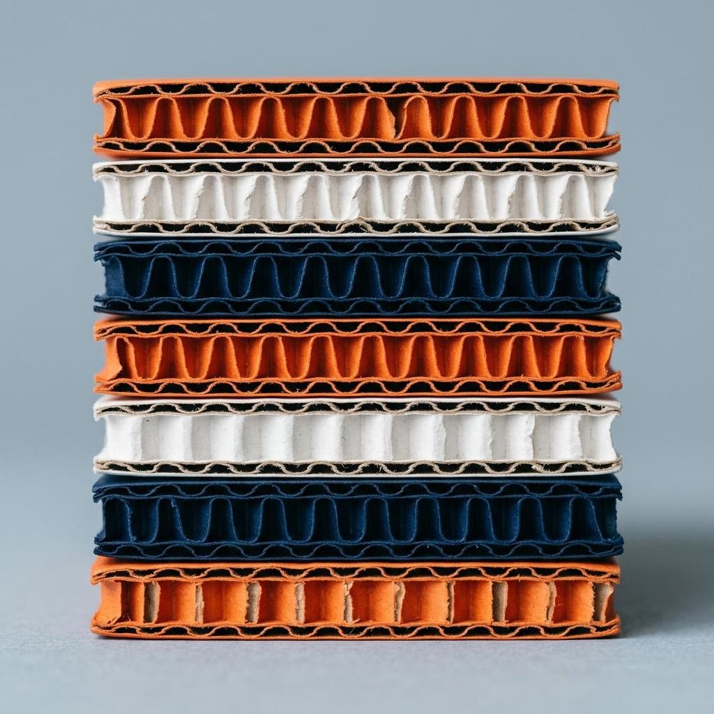 Corrugated packaging boards