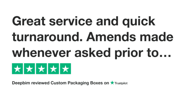 trustpilot-review-for customised packaging boxes uk