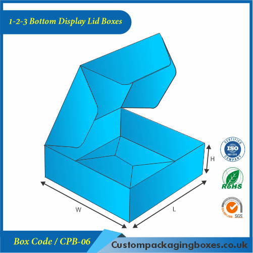 1-2-3 Bottom Display Lid Boxes
