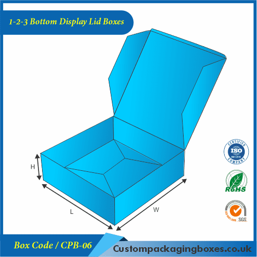 1-2-3 Bottom Display Lid Boxes
