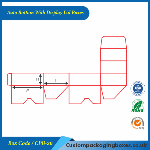 Auto Bottom Boxes with Display Lid