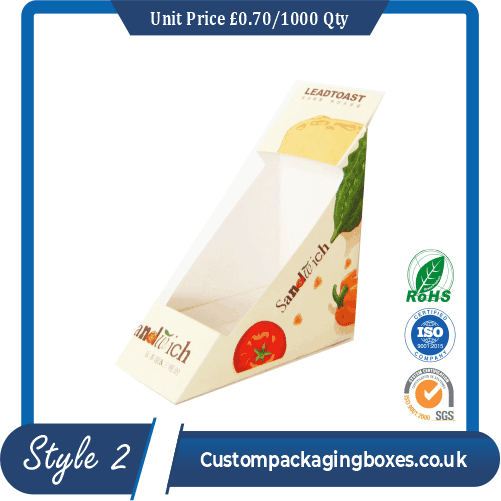 Box with window for food
