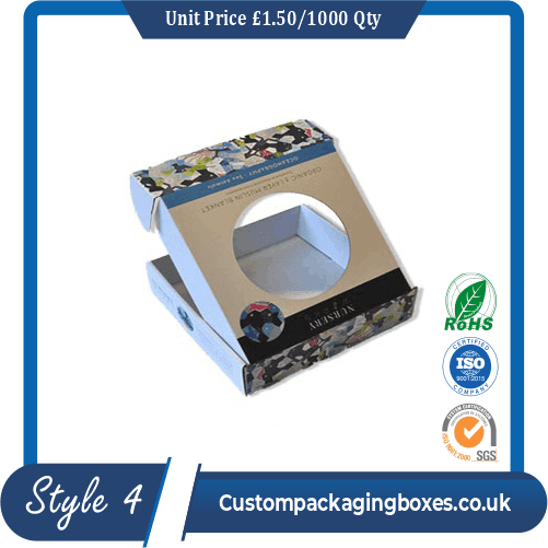Box with window for food