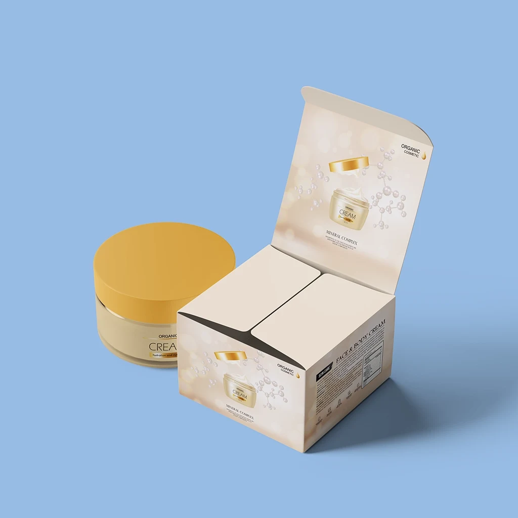 Custom Beauty Cream Box Printing