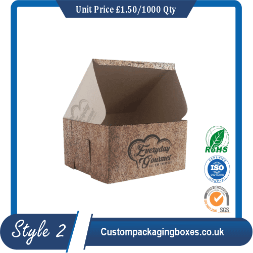 Custom Kraft Cake Boxes