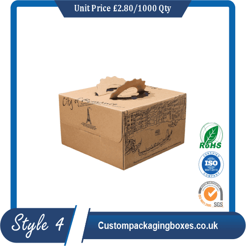 Custom Kraft Cake Boxes