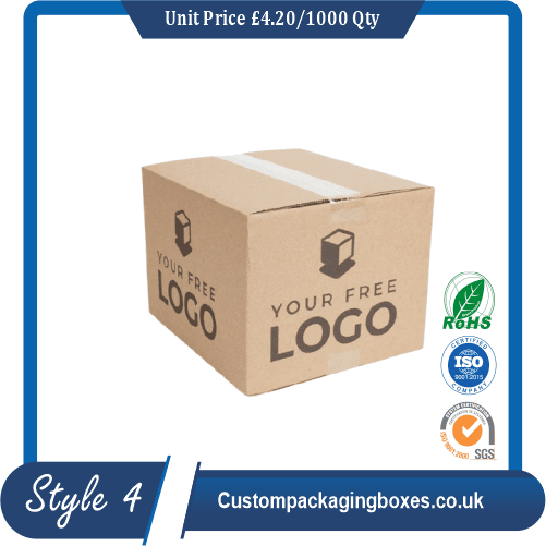 Kraft Logo Shipping Boxes