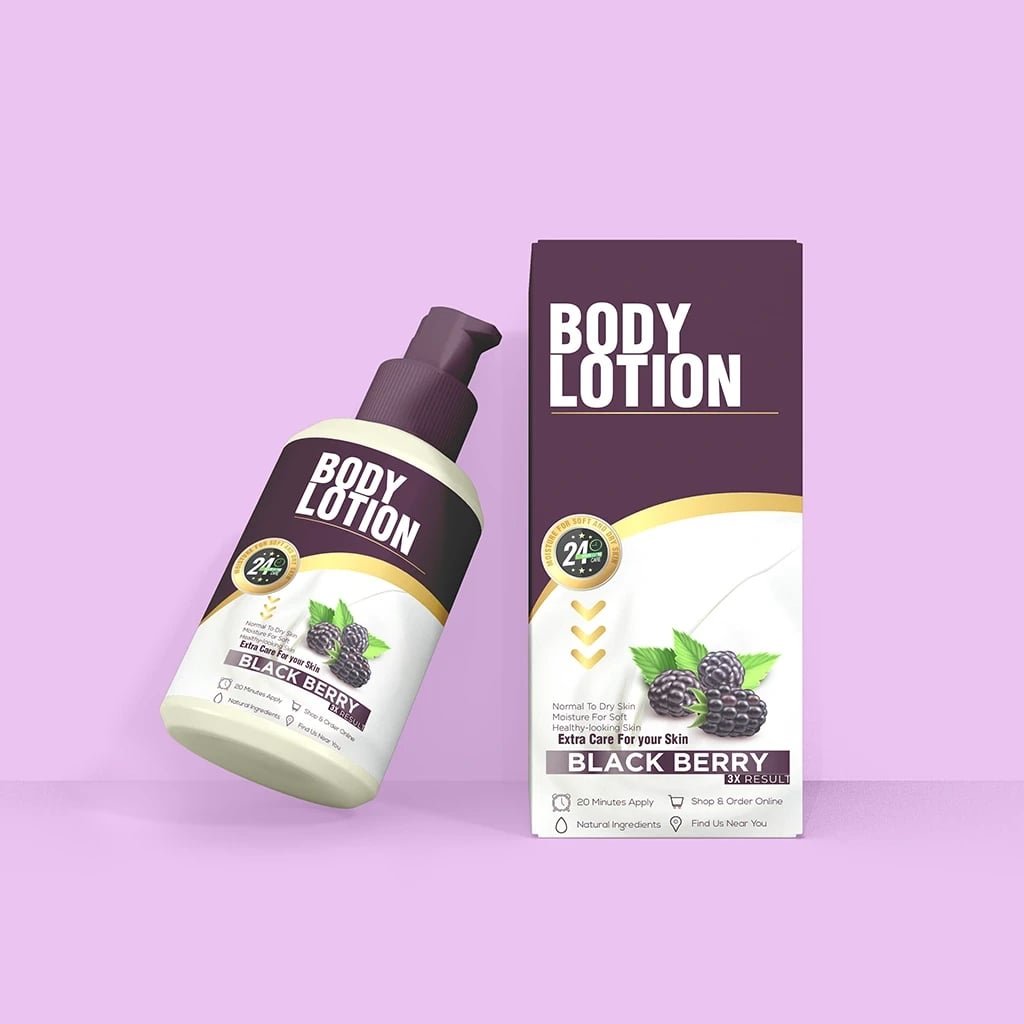Glossy Lotion Packaging Boxes