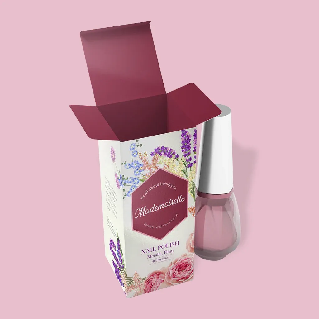 Printed Nail Polish Packaging Boxes