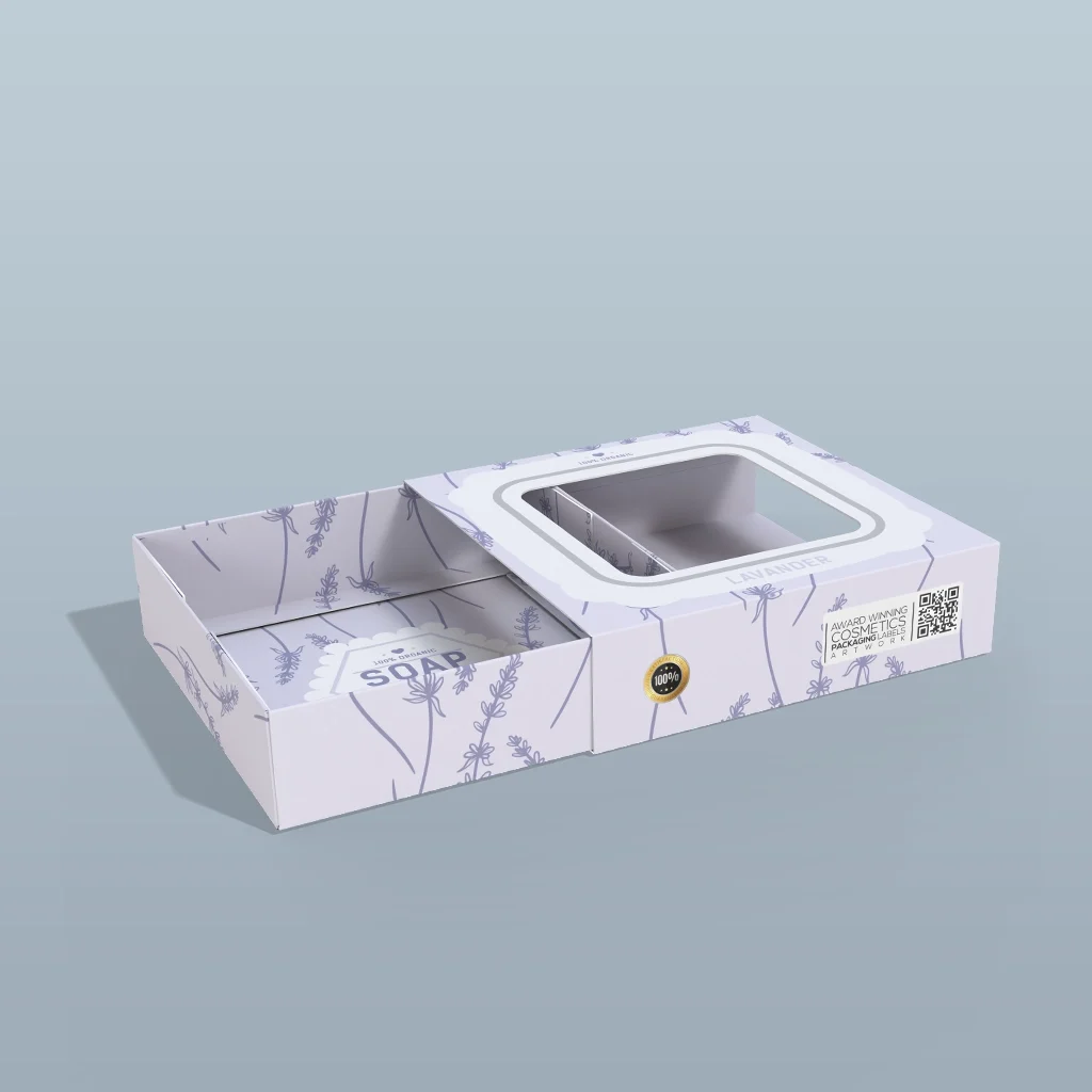 Printed Kraft Soap Packaging Boxes