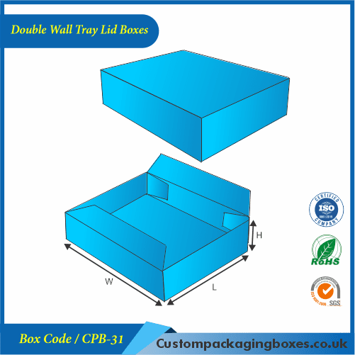 Double Wall Tray Lid Boxes