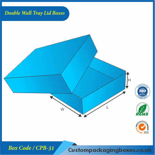 Double Wall Tray Lid Boxes