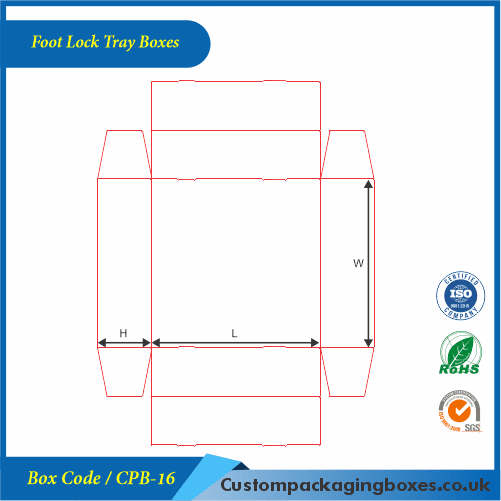 Foot Lock Tray Boxes