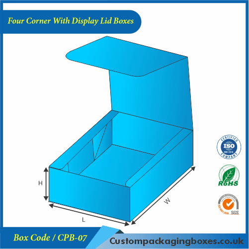 Four Corner With Display Lid Boxes