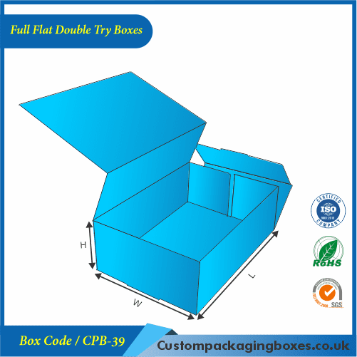 Full Flat Double Try Boxes