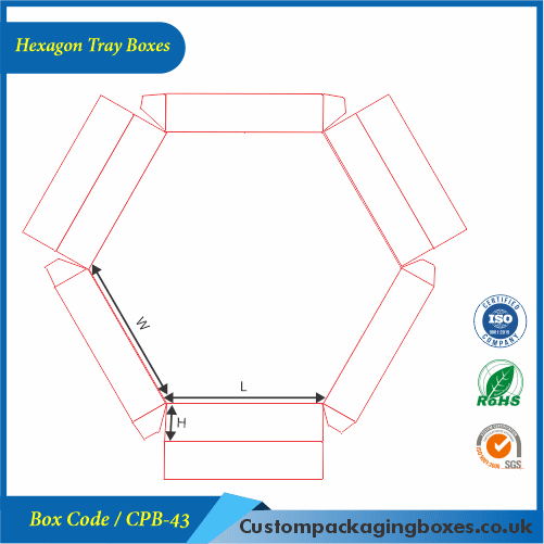 Hexagon Tray Boxes