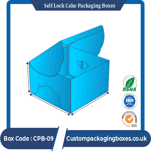 Self Lock Cake Packaging Boxes