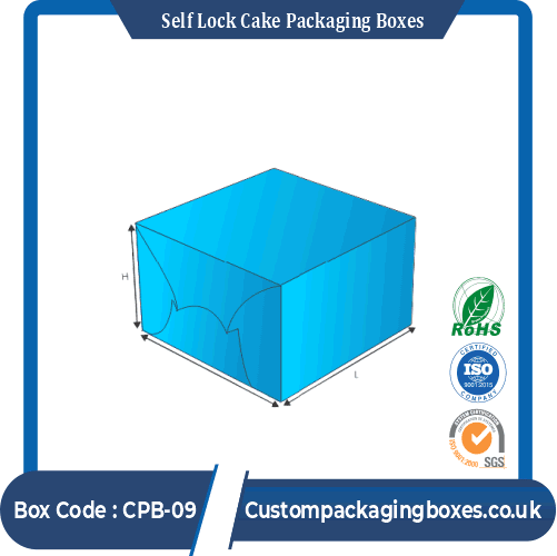 Self Lock Cake Packaging Boxes