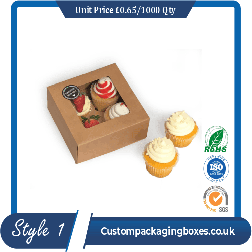 Box For 4 Cupcakes
