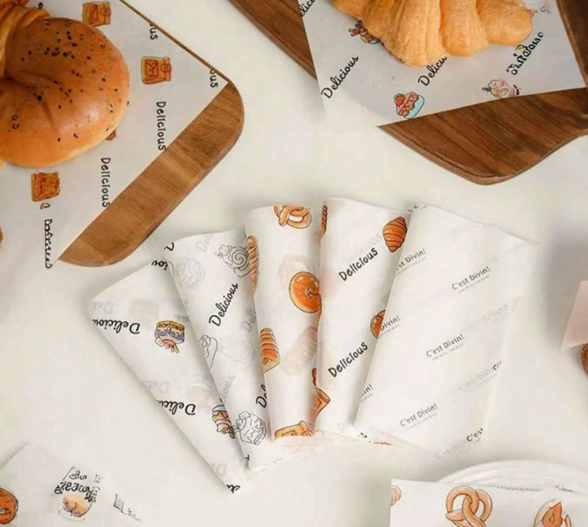 Custom Burger Paper