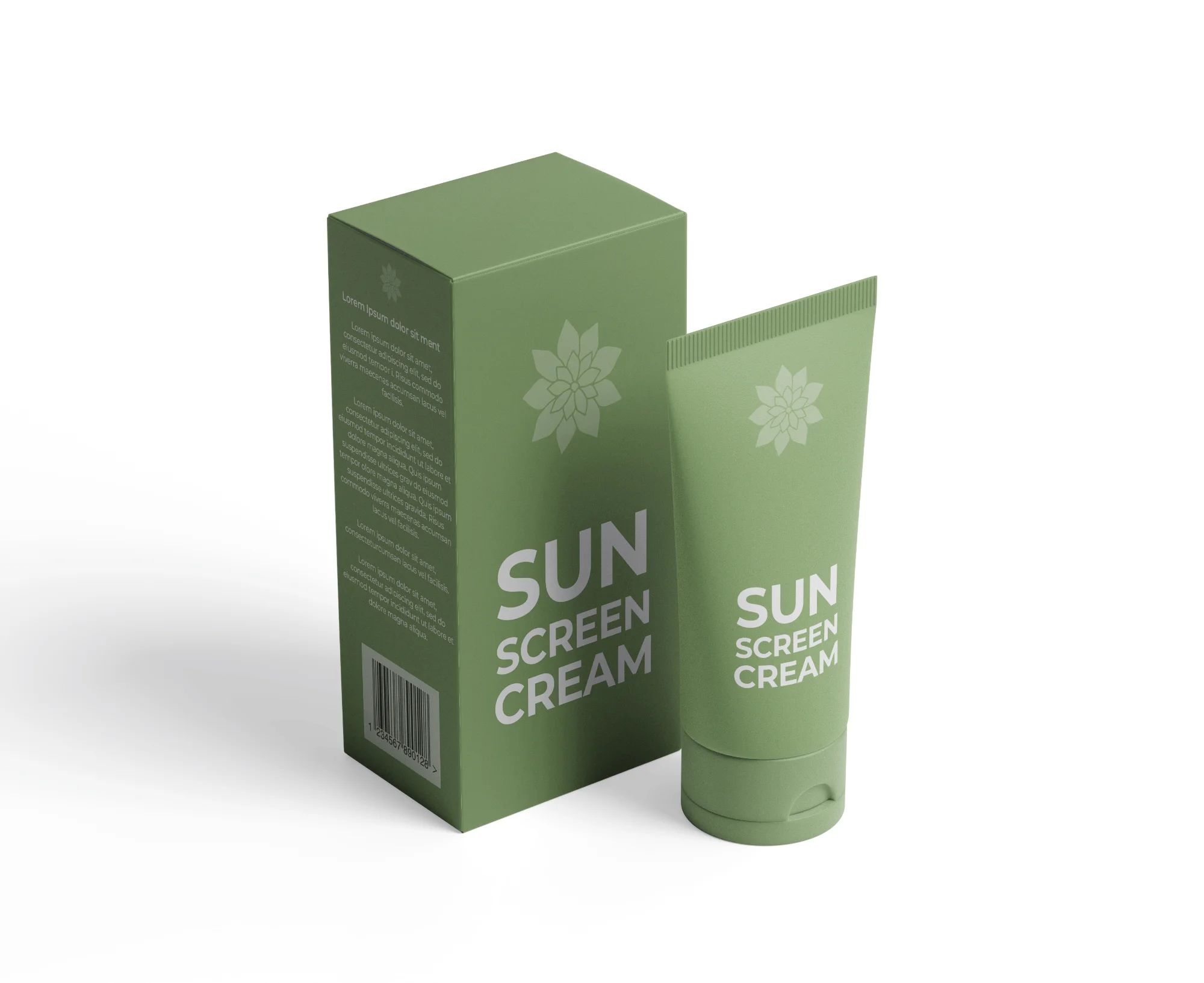 Printed Cream Packaging Boxes