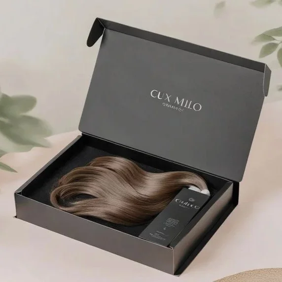 Custom Hair Extension Packaging Boxes