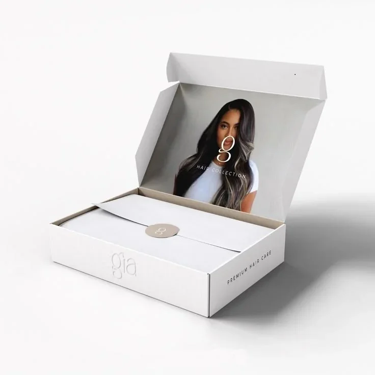 Custom Hair Extension Packaging Boxes