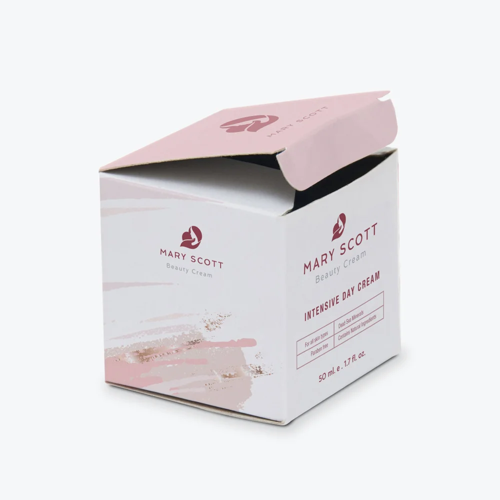 Printed Cream Packaging Boxes