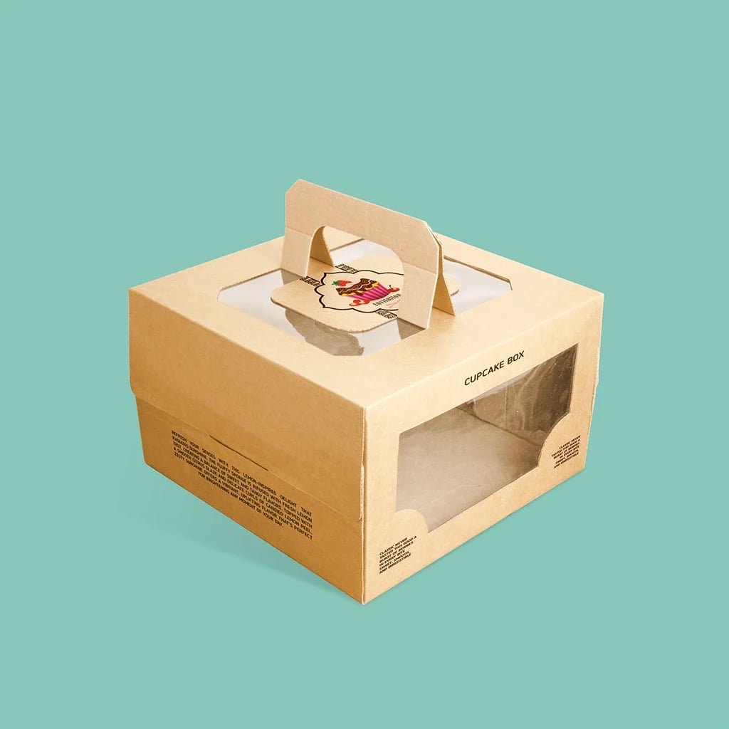 Simple Cupcake Box With Lid