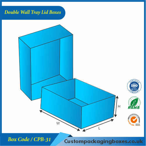 Double Wall Tray Lid Boxes