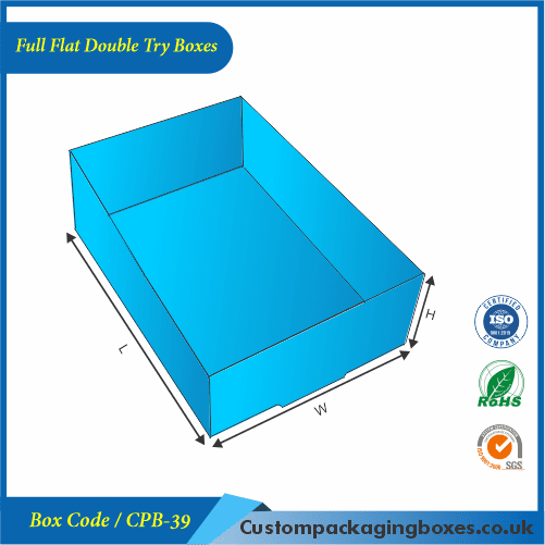 Full Flat Double Try Boxes