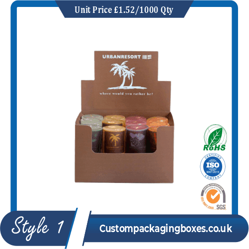Printed Kraft Display Packaging Boxes