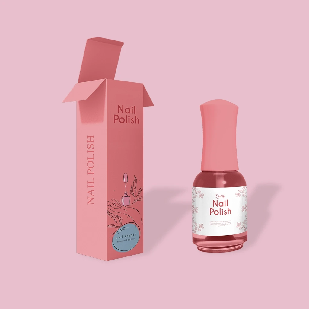Printed Nail Polish Packaging Boxes