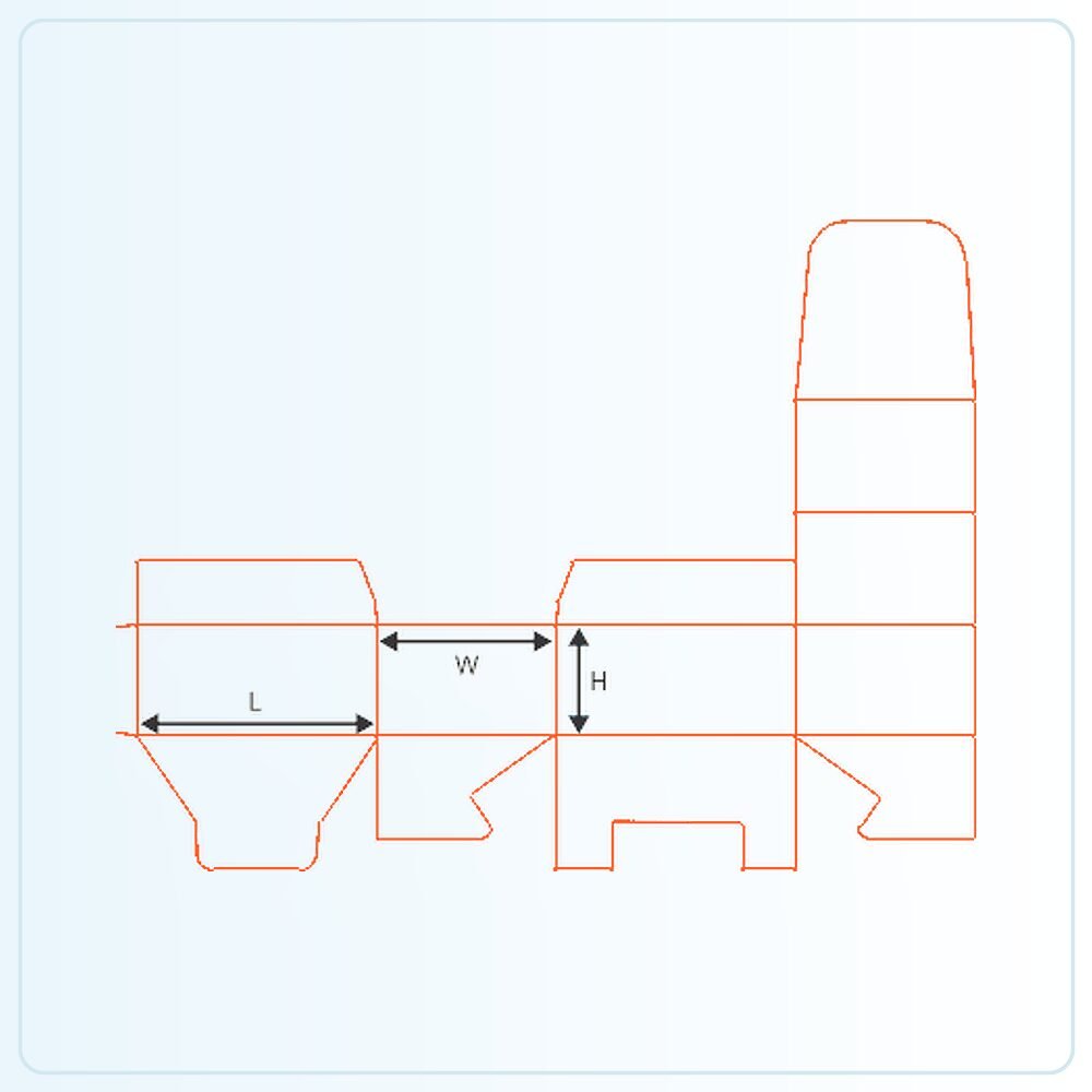 1-2-3 Bottom Display Lid Boxes