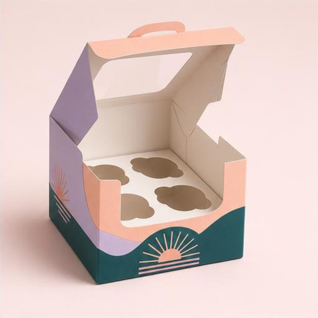 Box for 4 Cupcakes