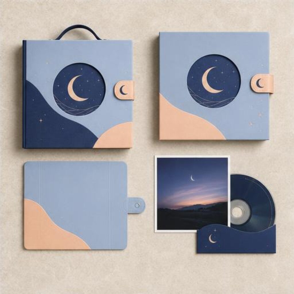 Cardboard Folder for Photos and CDs