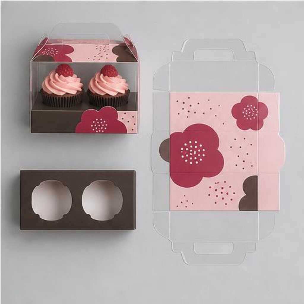 Clear Cupcake Box