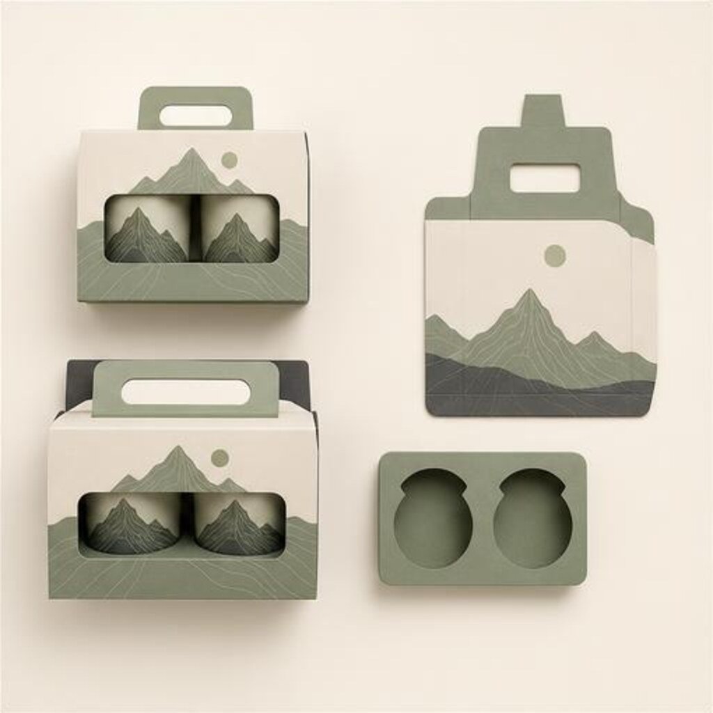 Cup Jar Sleeve Packaging