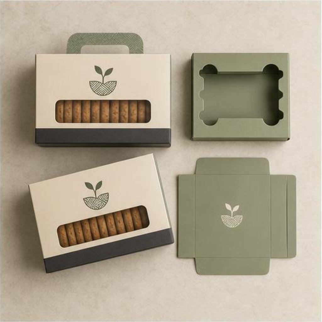 Custom Biscuit Packaging Boxes Printing