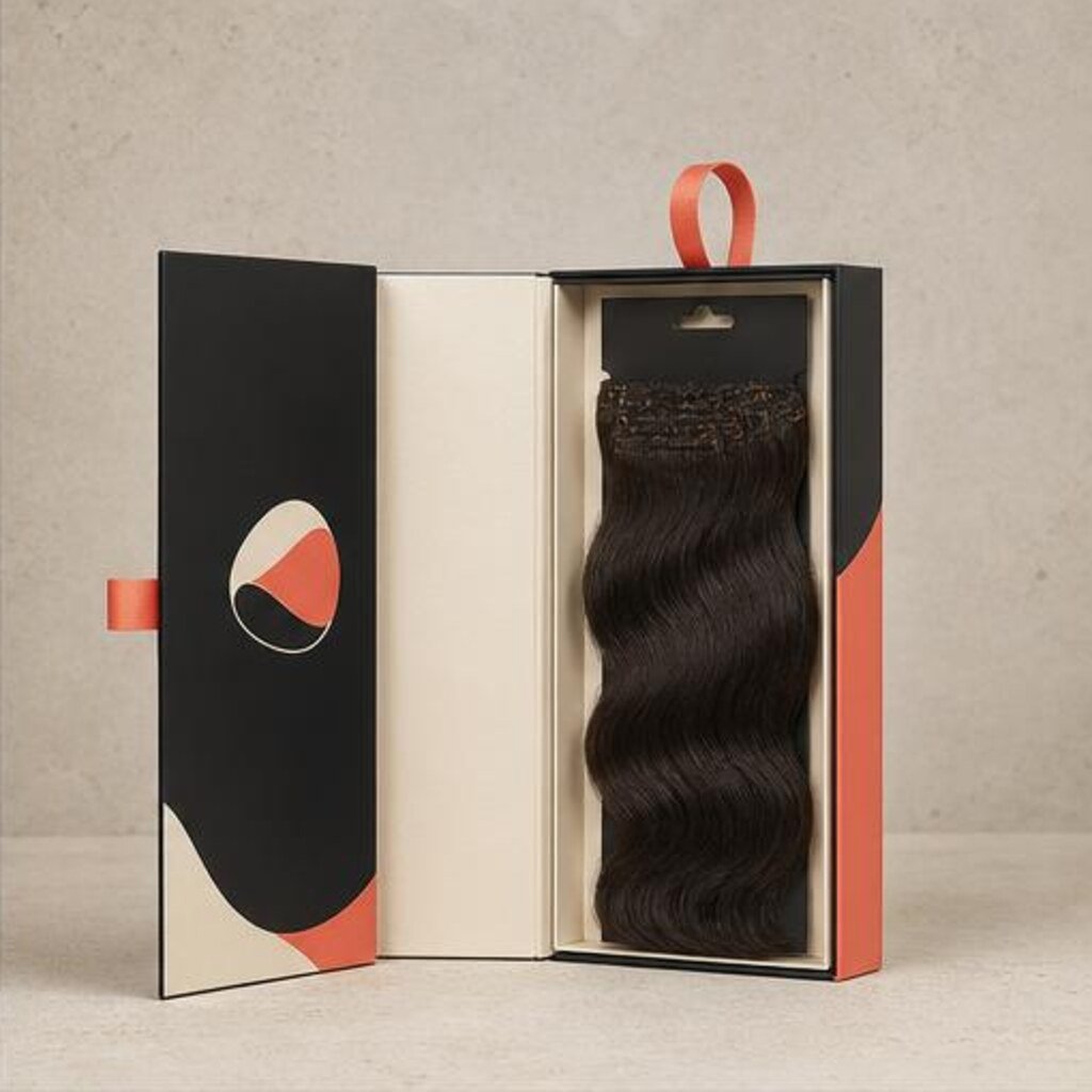 Custom Hair Extension Packaging Boxes