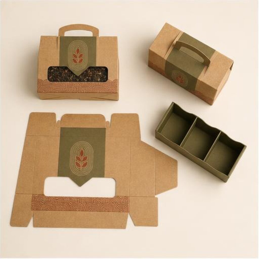 Custom Kraft Tea Boxes