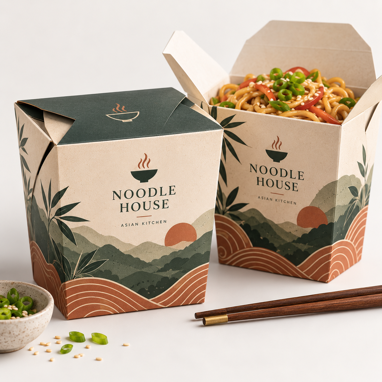 Custom Noodle Boxes