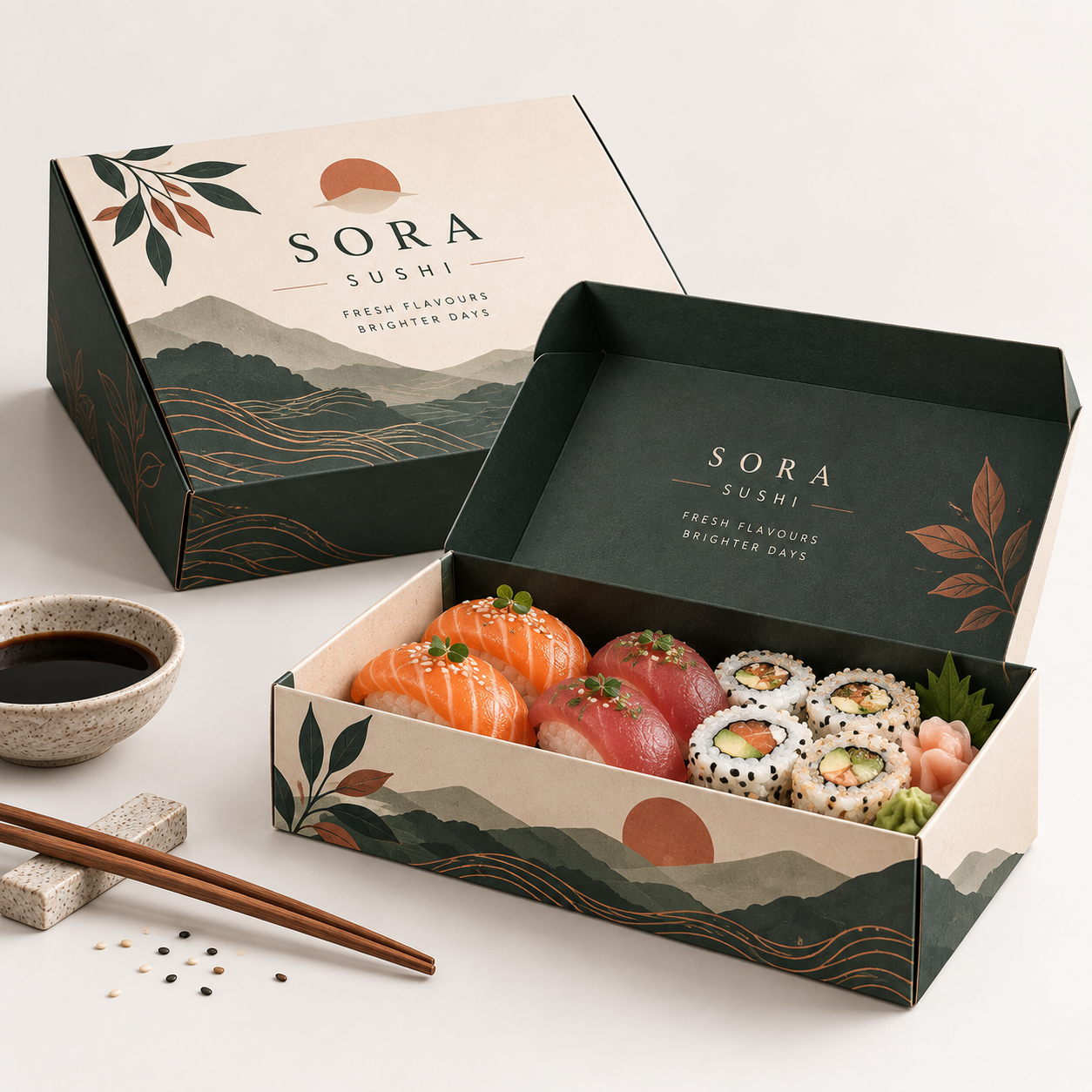 Custom Sushi Boxes