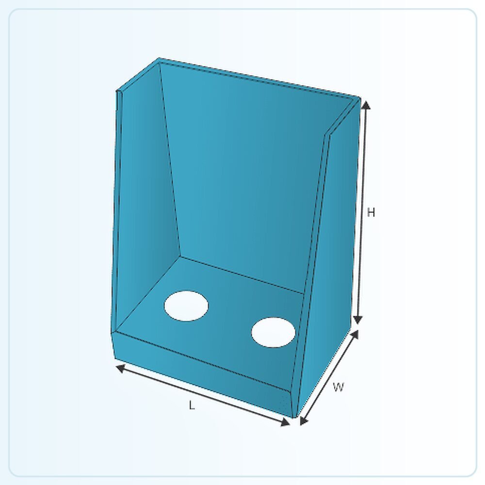 Display Boxes With Punch Partition