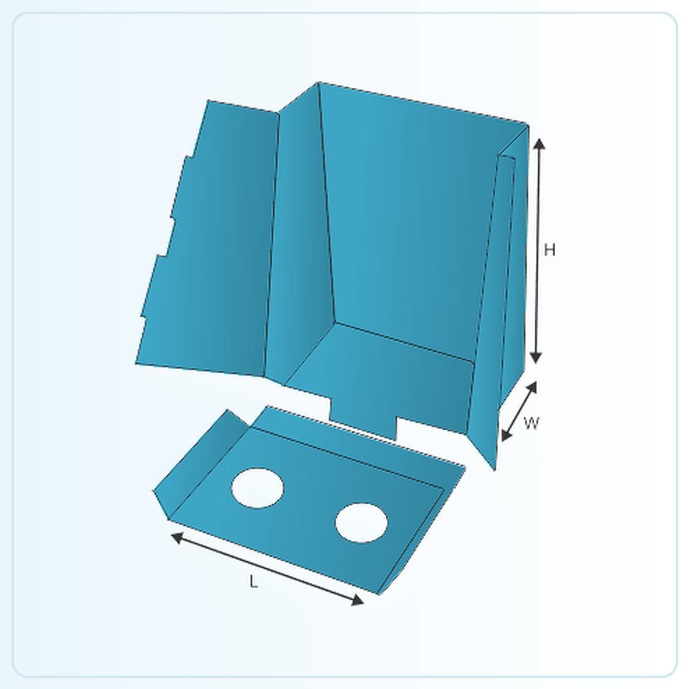 Display Boxes With Punch Partition