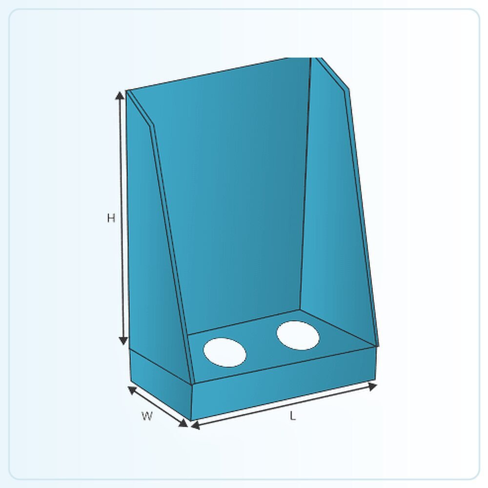 Display Boxes With Punch Partition