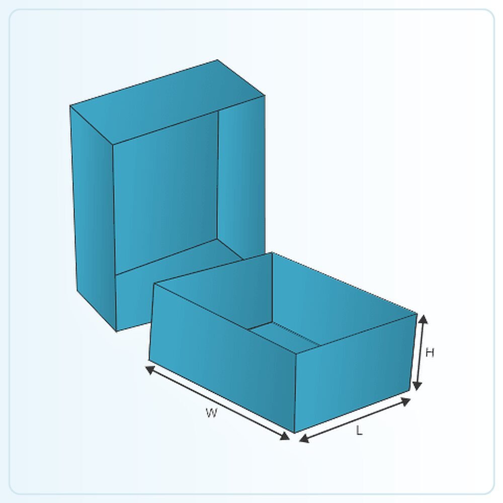 Double Wall Tray Lid Boxes