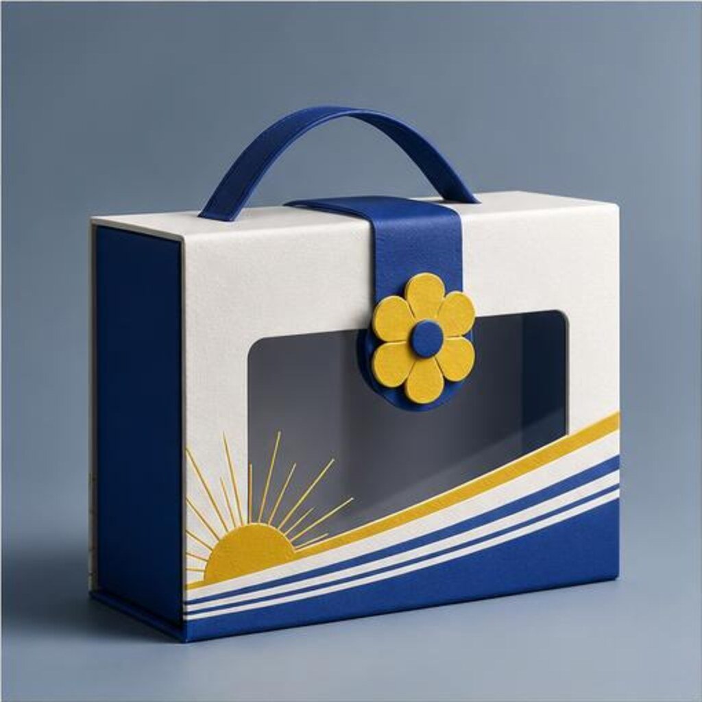 Gift Box with Flower Clasp