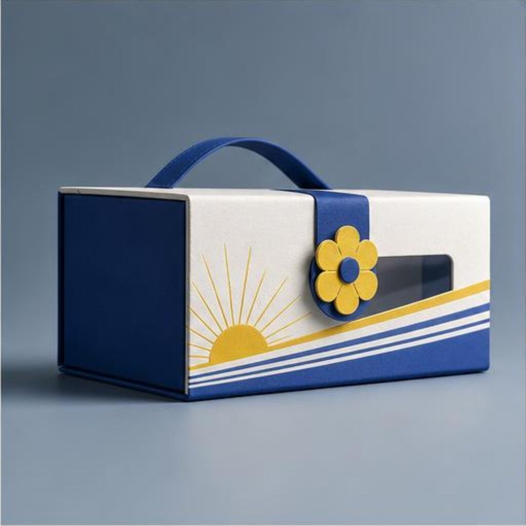 Gift Box with Flower Clasp