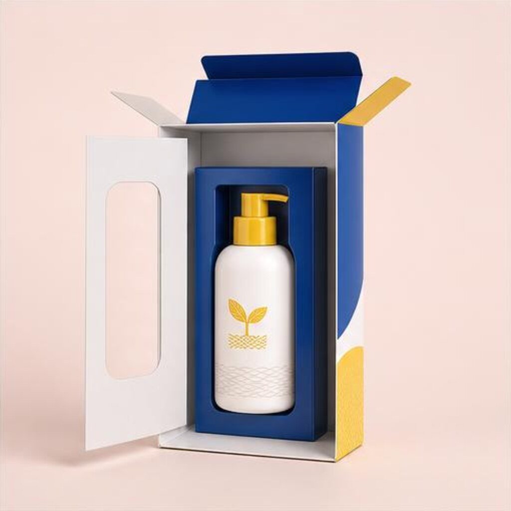 Glossy Lotion Packaging Boxes
